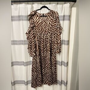 Zebra Print Women’s Dress